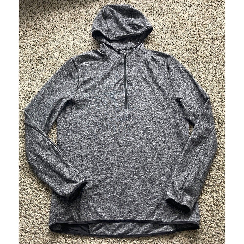 Lululemon Surge Warm 1/2 Zip Hoodie Mens Large Grap Pullover LM3AOVS